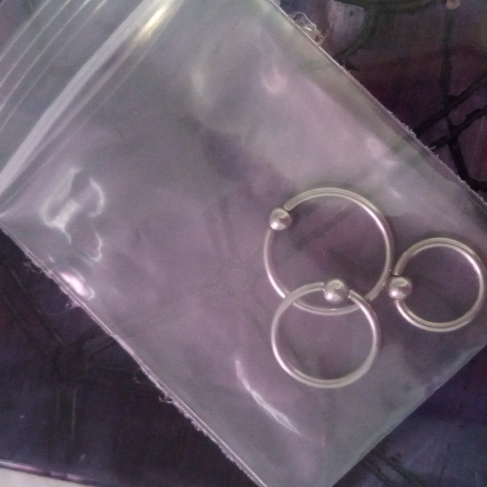 Barbell surgical steel belly button rings